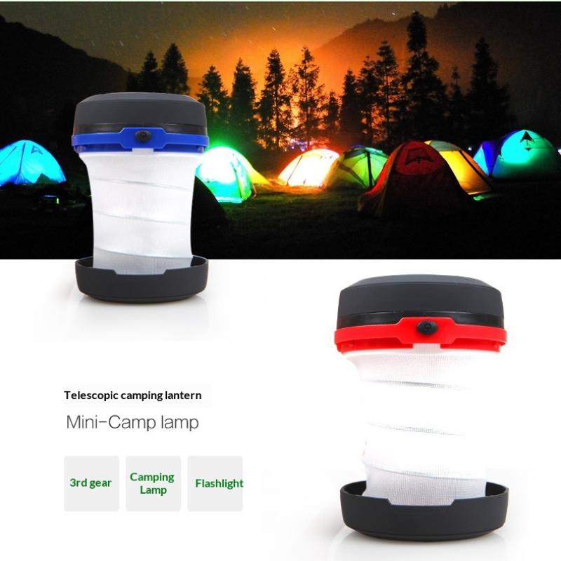 Outdoor Camping Heater For Tent - Telescopic Foldable LED Camping Light Portable