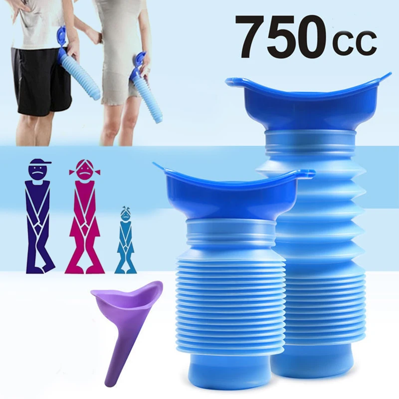 Outdoor Camping Urinal - 750ML Di Động Đứng Piss Vệ