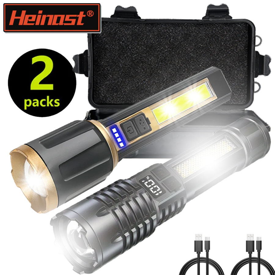 Outdoor Camping Lantern - Super Bright LED Flashlights USB Rechargeable