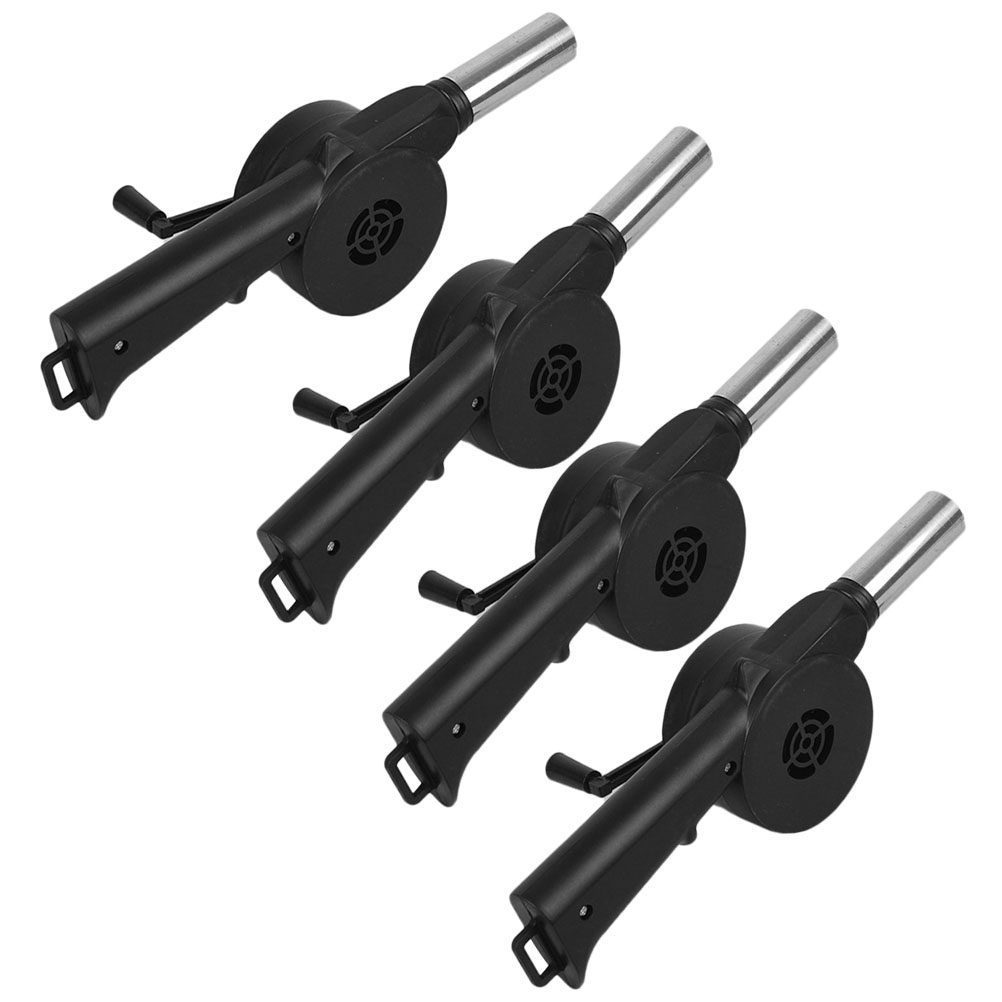 Outdoor Camping Fireplace - 4Pcs Manual Barbecue Fan Portable Handheld