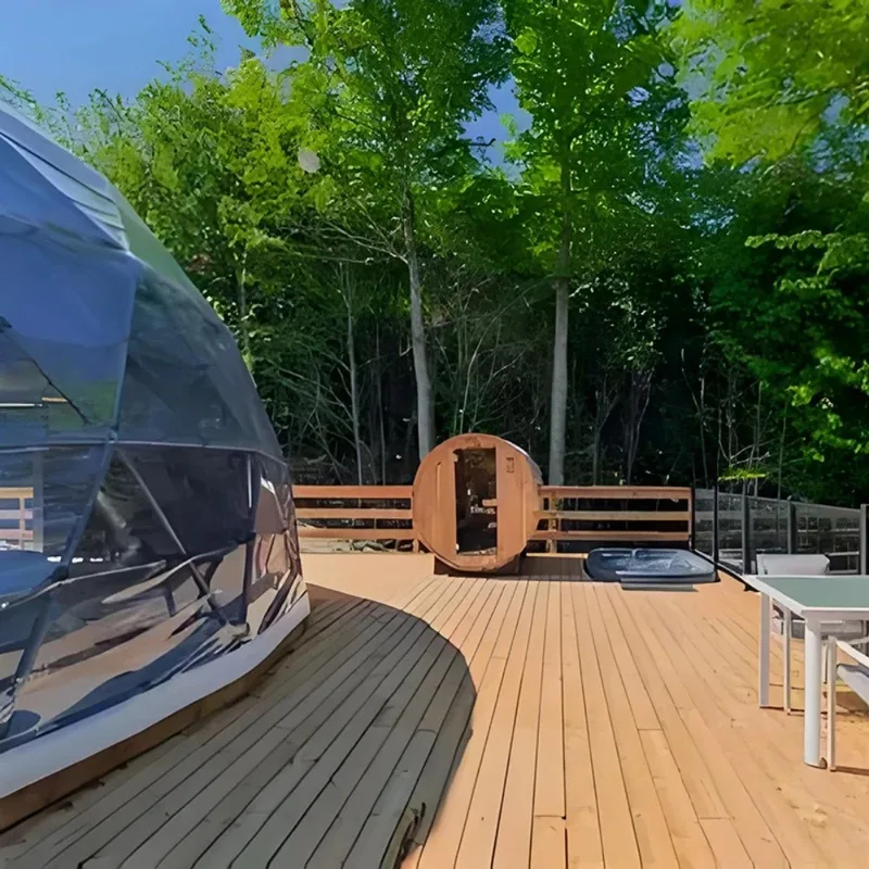 Outdoor Camping And Glamping - Geodesic Dome Tent 4 Season Waterproof