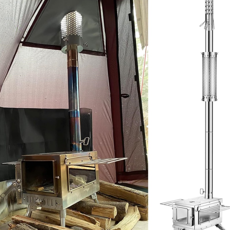 Camping Stove Pipe Stainless S - đánh giá và giá Outdoor Camping Heater For Tent