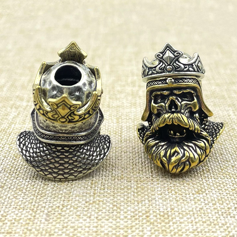 Dual Color Crown Skull King He - đánh giá và giá Paracord Bracelet