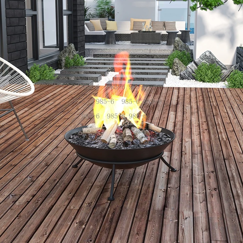60cm  modern outdoor cast iron - đánh giá và giá Outdoor Camping Fireplace