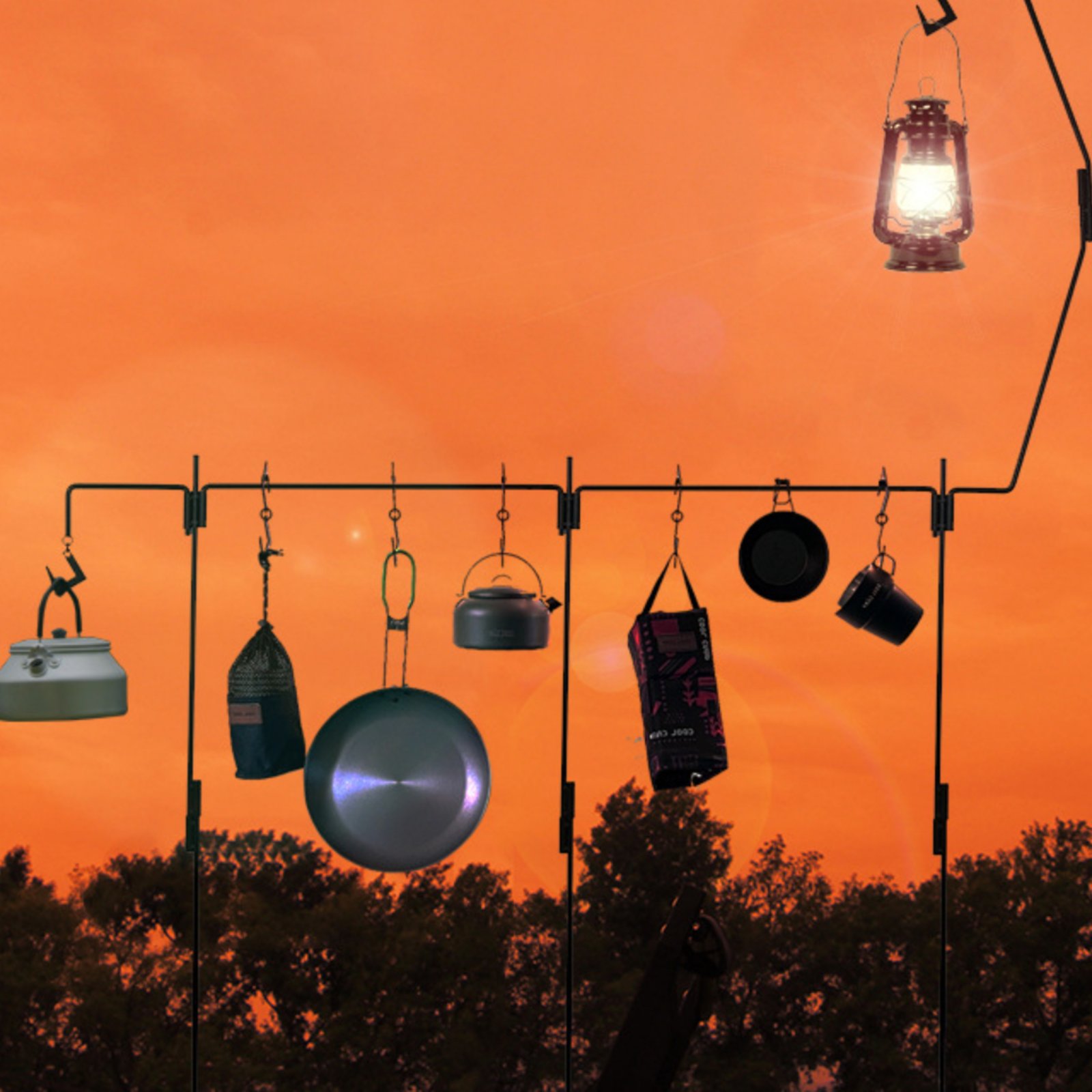 Camping Lantern Stand Detachab - đánh giá và giá Outdoor Camping Kitchen