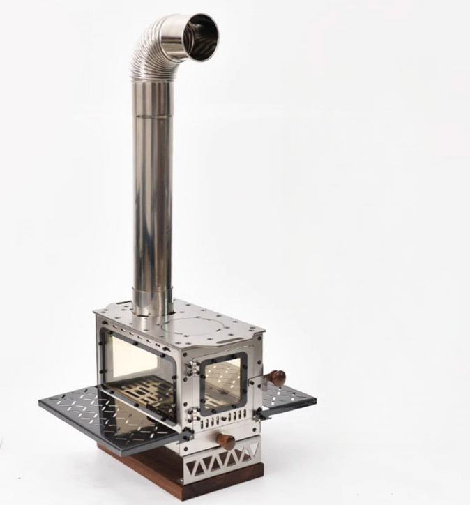 Mini Portable Stainless Steel  - đánh giá và giá Outdoor Camping Fireplace