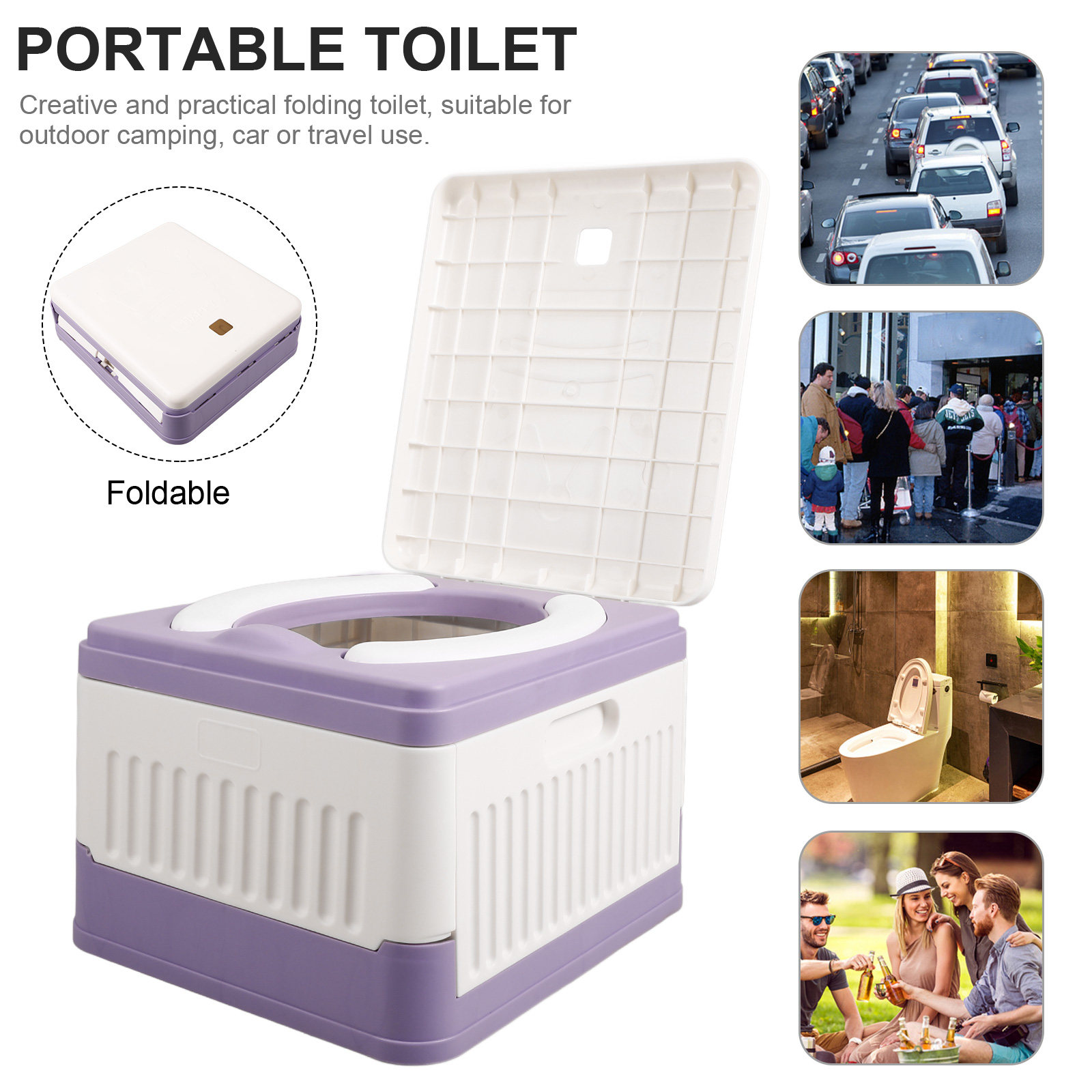 Portable Foldable Camping Toil - đánh giá và giá Outdoor Camping Urinal