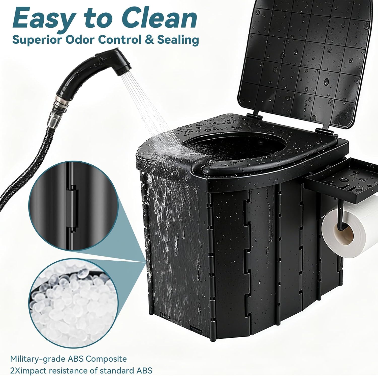 Portable Folding Toilet, Trave - đánh giá và giá Outdoor Camping Van