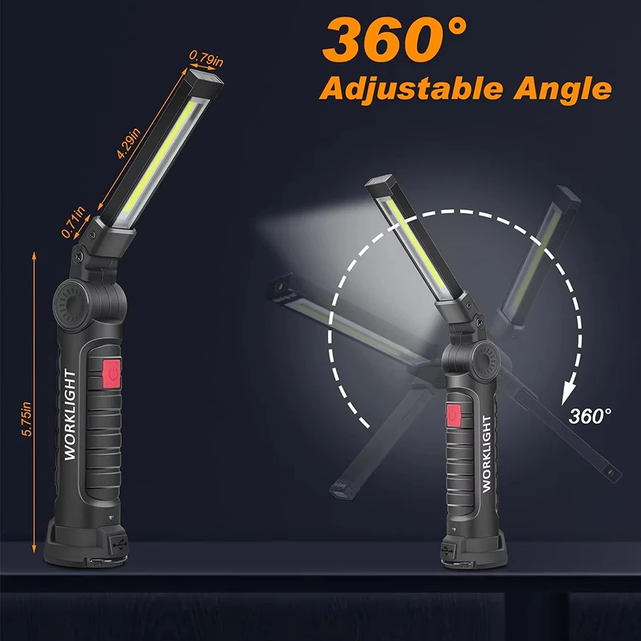 Rechargeable Magnetic Work Lig - đánh giá và giá Outdoor Camping Lantern