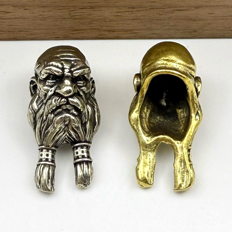 Brass Bearded Old Man Knife Be - đánh giá và giá Paracord Bracelet