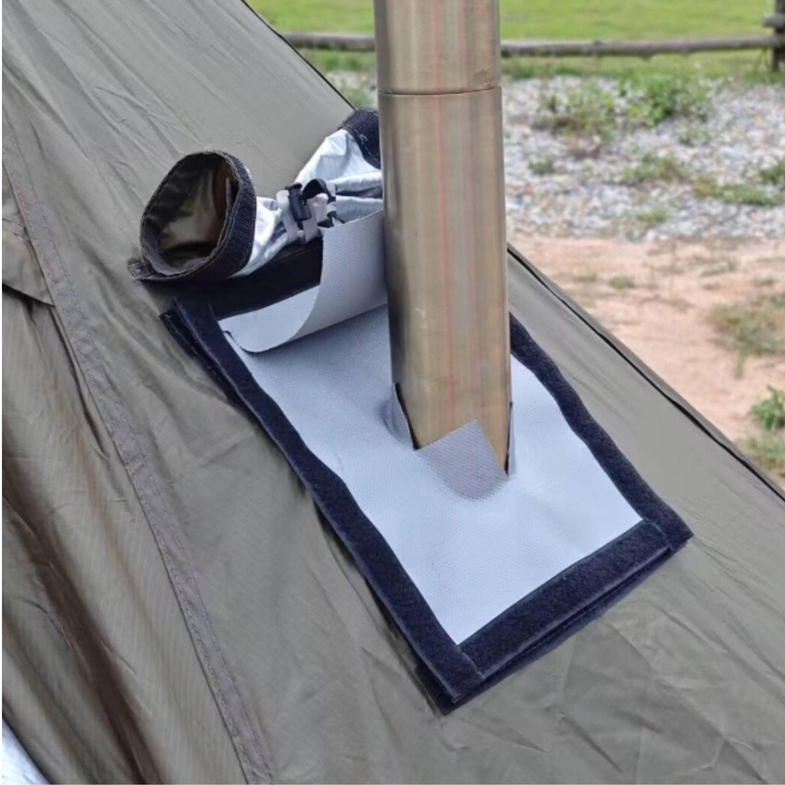 Camping Stove Chimney Guard Fi - đánh giá và giá Outdoor Camping Fireplace