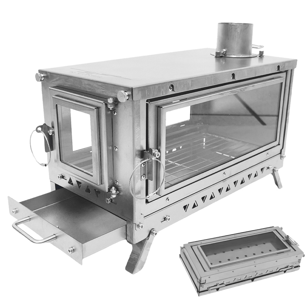 DANCHEL T3 Titanium Tent Stove - đánh giá và giá Outdoor Camping Fireplace