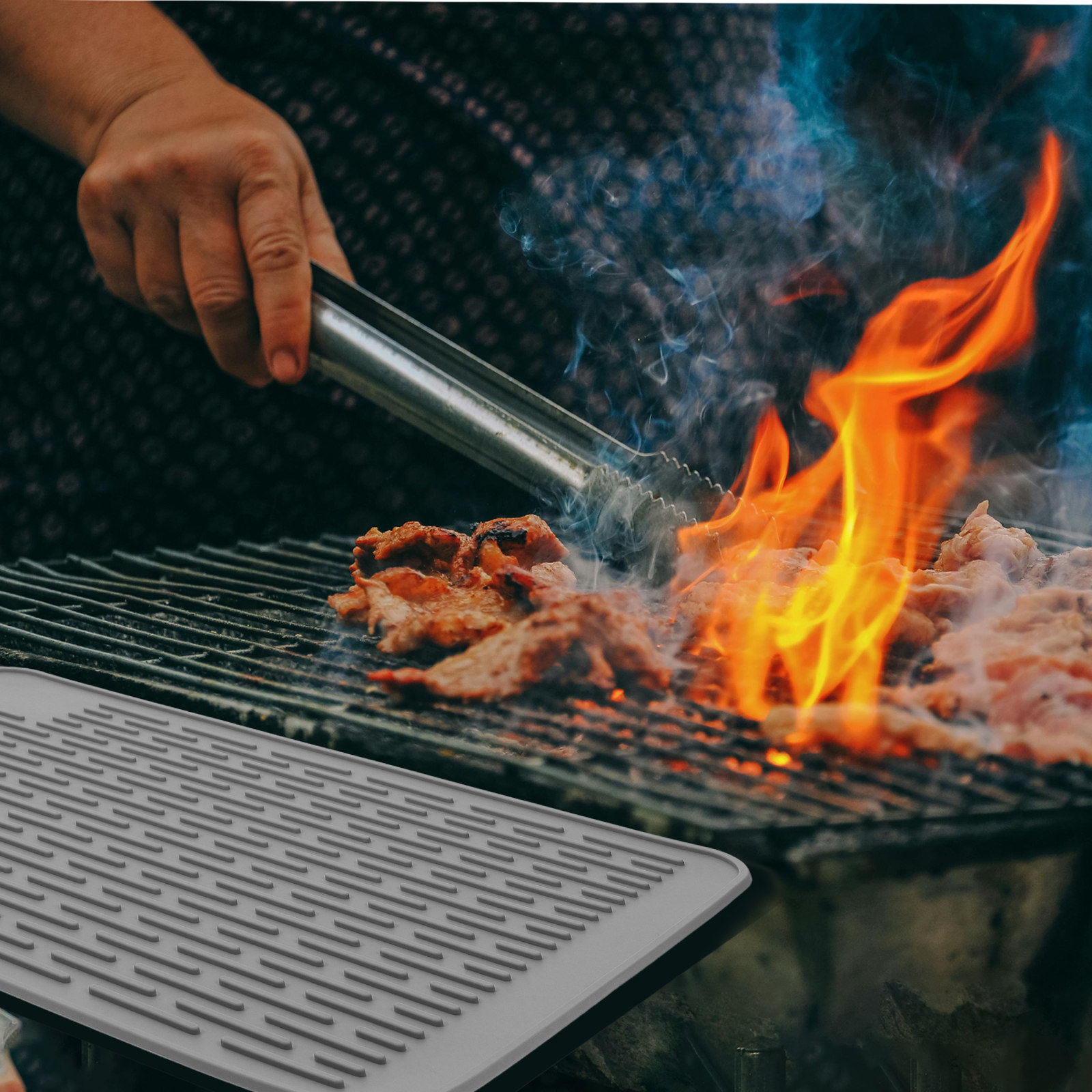 1pc Silicone Grill Mat Multipu - đánh giá và giá Outdoor Gas Stove