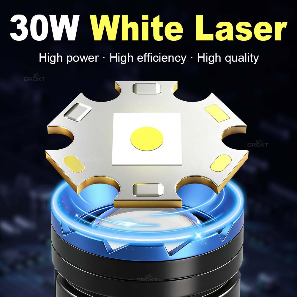 White Laser Camping Flashlight - đánh giá và giá Outdoor Camping Lantern