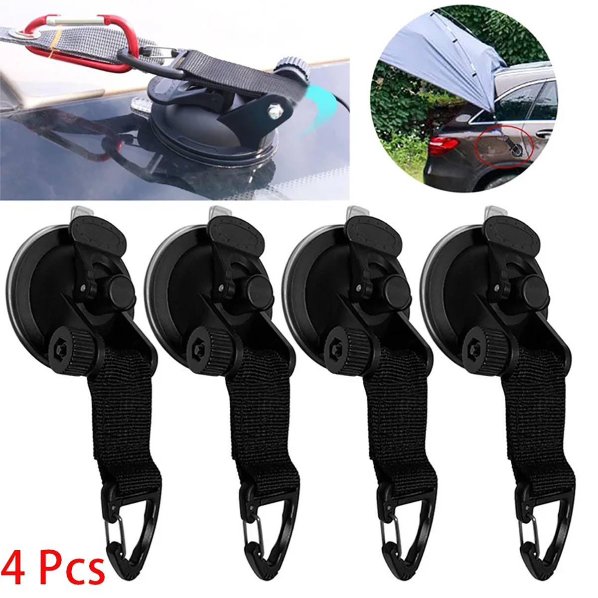 4PCS Auto Zelt Saugnäpfe Schna - đánh giá và giá Camping Zelt Outdoor