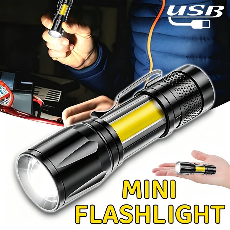 Mini LED Flashlight COB Floodl - đánh giá và giá Outdoor Camping Lantern