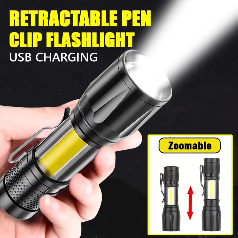 Mini LED Flashlight COB Floodl - đánh giá và giá Outdoor Camping Lantern
