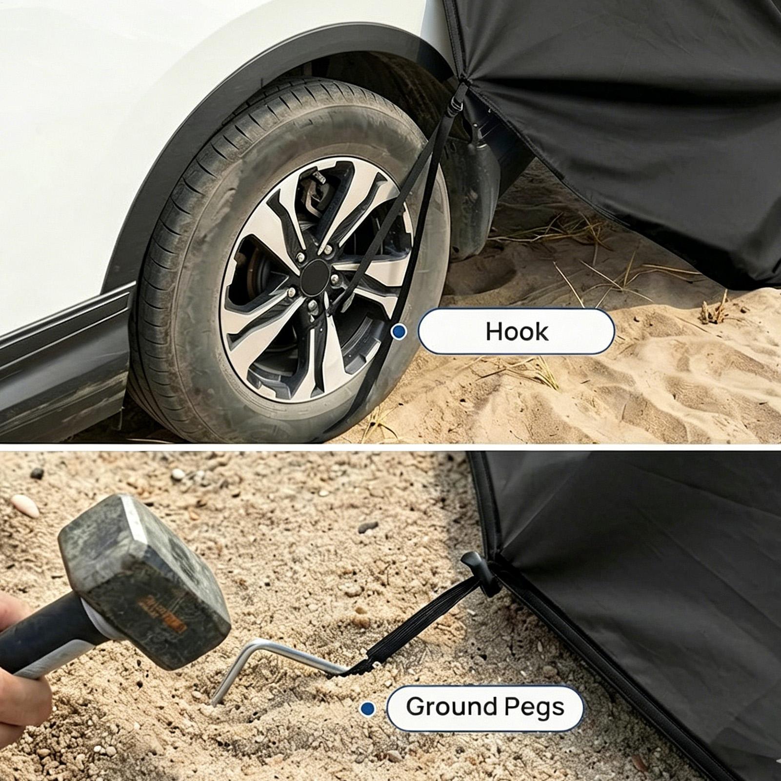 SUV Trunk Tent Car Trunk Priva - đánh giá và giá Outdoor Camping Van