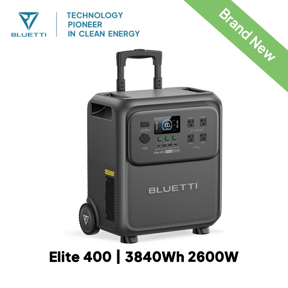 BLUETTI Elite 400 2600W 3840Wh - đánh giá và giá Outdoor Camping Van