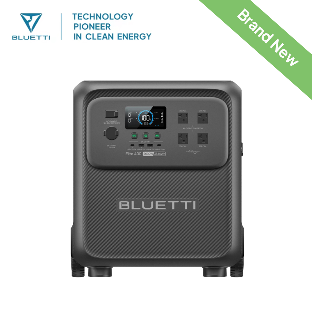 BLUETTI Elite 400 2600W 3840Wh - đánh giá và giá Outdoor Camping Van