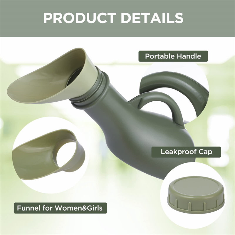 Portable Urinal 1000ml Spill P - đánh giá và giá Outdoor Camping Urinal