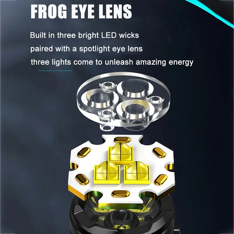 High Strong Power LED Flashlig - đánh giá và giá Outdoor Camping Lantern