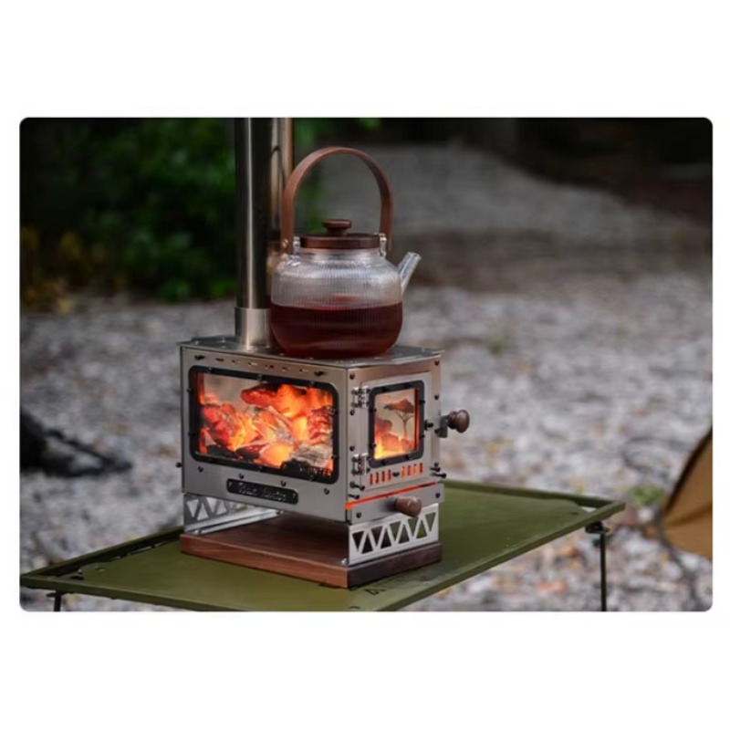 Mini Portable Stainless Steel  - đánh giá và giá Outdoor Camping Fireplace