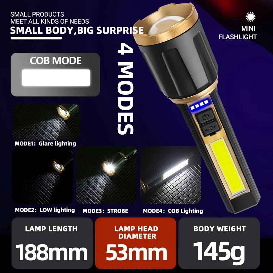 Super Bright  LED Flashlights  - đánh giá và giá Outdoor Camping Lantern