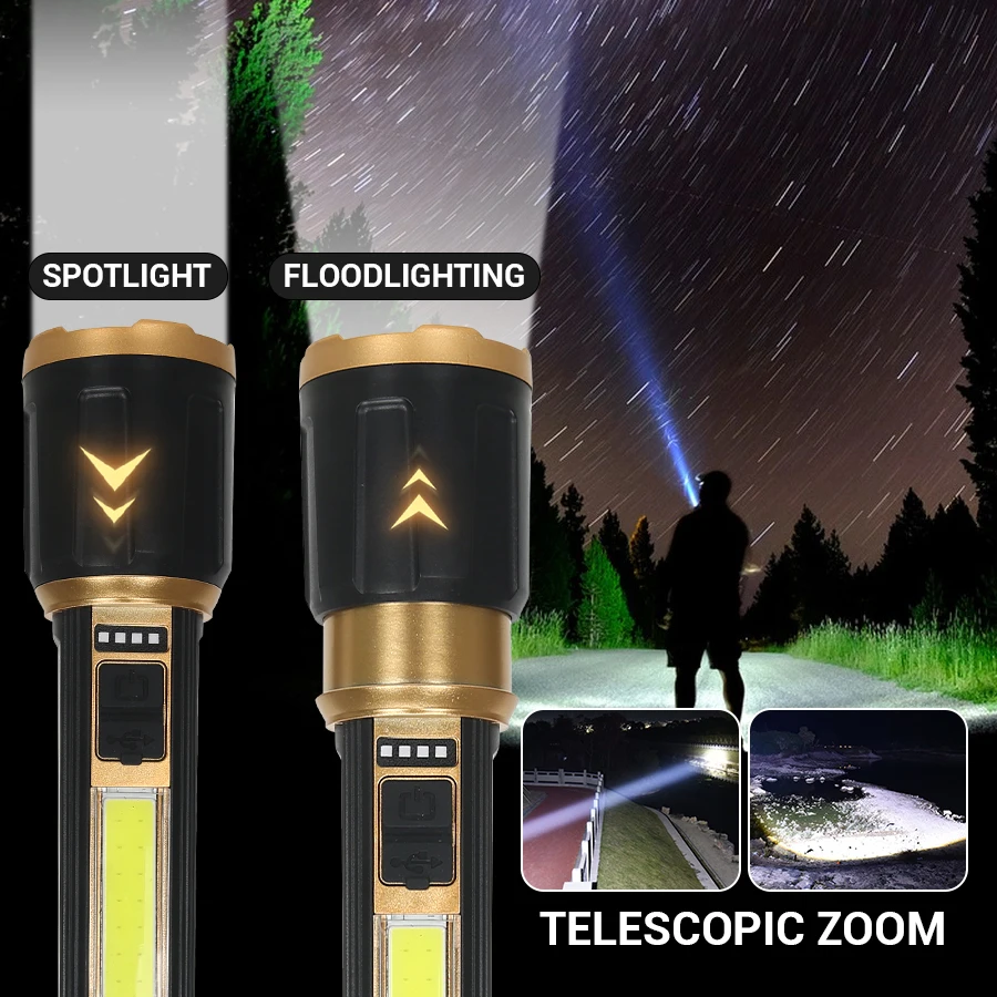 Super Bright  LED Flashlights  - đánh giá và giá Outdoor Camping Lantern
