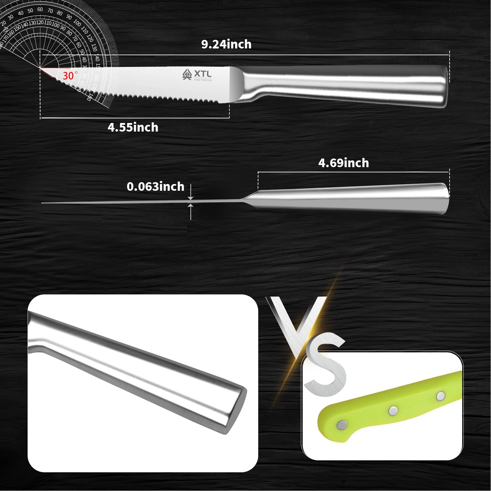 Stainless Steel Steak Knife Bo - đánh giá và giá Outdoor Camping Kitchen