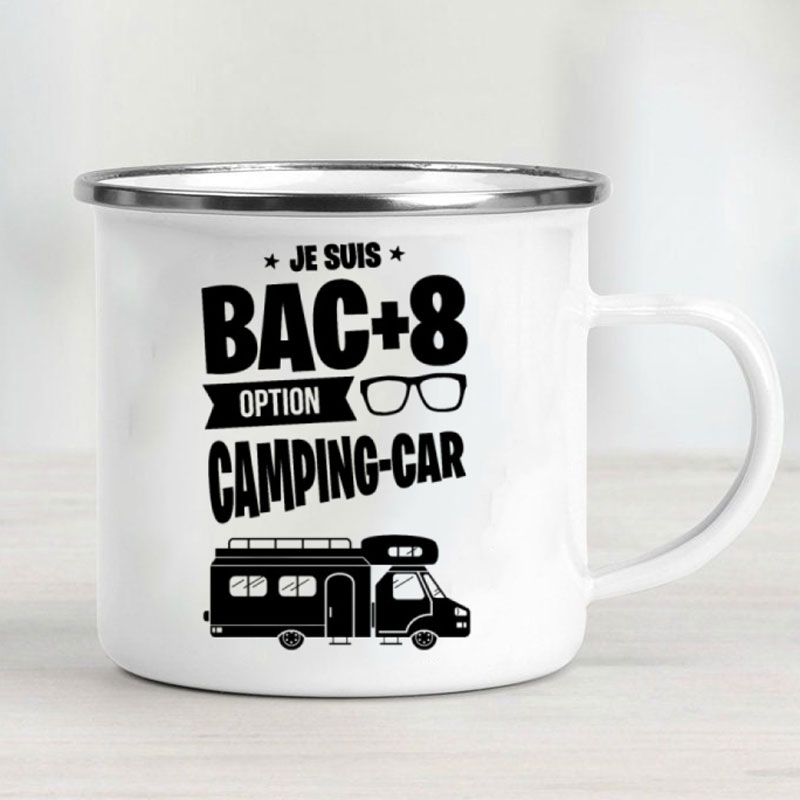 Camping Car Enamel Mug Adventu - đánh giá và giá Outdoor Camping Van