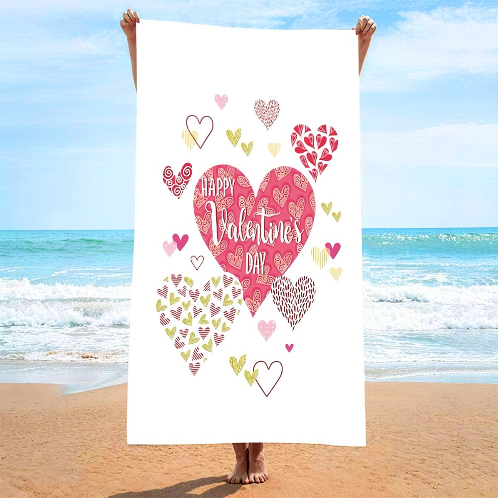 Heart Symbol Bath Towel 27x55i - đánh giá và giá Outdoor Camping Mat