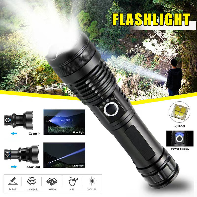 High Power XHP70 Led Flashligh - đánh giá và giá Outdoor Camping Lantern