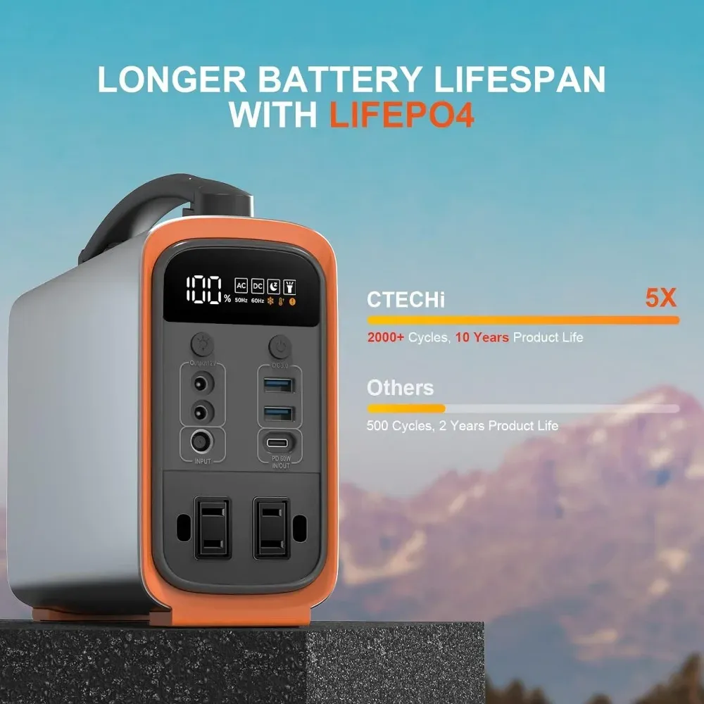 320Wh Lifepo4 Portable Power S - đánh giá và giá Portable Power Station
